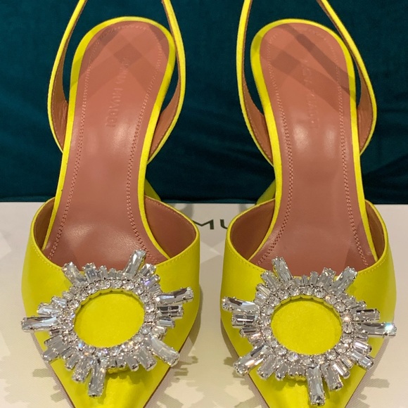 Sold-Amina Muaddi Size 36.5 - Picture 2 of 6